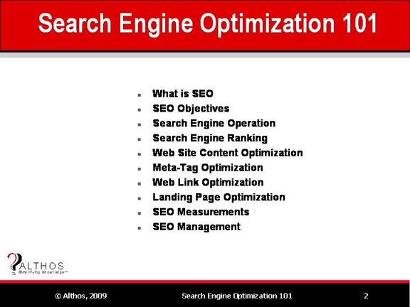 SEO Topics